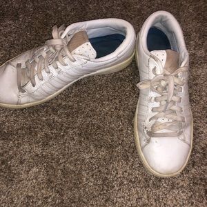 white KSwiss sneakers <3